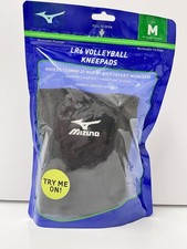 Mizuno LR6 Volleyball Kneepads Black Size Medium 6-3/4” Sleeve Length 