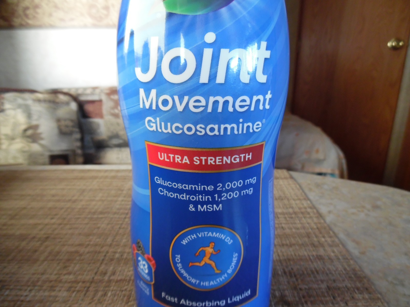 1 New 33.8 fl oz Bottle Nature's Way Joint Movement Glucosamine Ultra Strength 