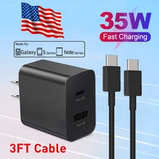35W Super Fast Charger USB C for Samsung Android Phone Charger Fast Charging