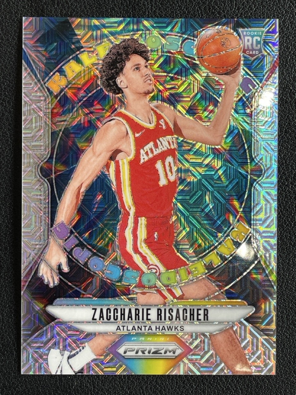Zaccharie Risacher 2024-25 Panini Prizm Kaleidoscopic Mojo /25 #7