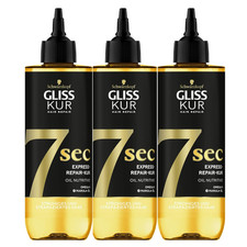 3x Schwarzkopf Gliss Kur 7 Sec Express Repair...