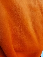 Faux Fur Low Pile Soft Orange 3 Yards 114 X 60"