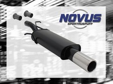 NOVUS Sportauspuff Gruppe N ESD 1x 76 mm für Citroen C4 + Peugeot 307