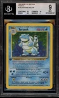 Pokemon Blastoise (Tortank) Base Set 1st Edition FRENCH Holo Rare #2 BGS 9 Mint