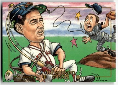 1995 Cardtoons The Splendid Spinner #69 Boston Red Sox Ted Williams