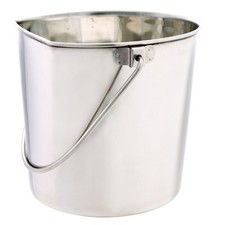 ProSelect Stainless Steel Flat Sided Pails 6 Quart