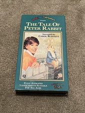 The Tale of Peter Rabbit  ~ VHS ~ 1992 ~ Narrated by Carol Burnett 