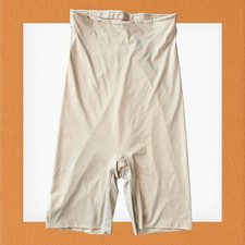 NWOT Spanx High Waisted Tummy Control Shapewear Shorts Cream Women's Size 1X