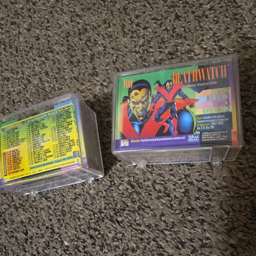 1993 Marvel Universe Series 4 Trading Cards COMPLETE BASE SET, #1-180 - SkyBox - Picture 3 of 3
