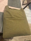 Original WWII Army Olive Green Wool Military Field Blanket WW2 100% Wool