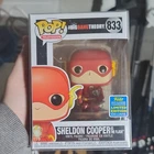Funko Pop! Vinyl The Big Bang Theory Sheldon Cooper as The Flash #833 2019 Summ…