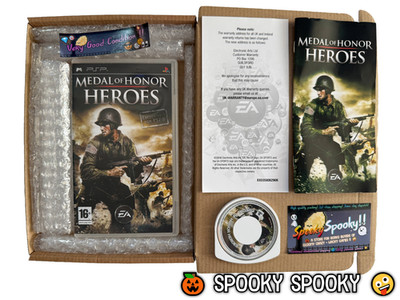 Medal of Honor Heroes Sony PSP - UK PAL sehr guter Zustand CIB - hochwertige Verpackung - Sendungsverfolgung