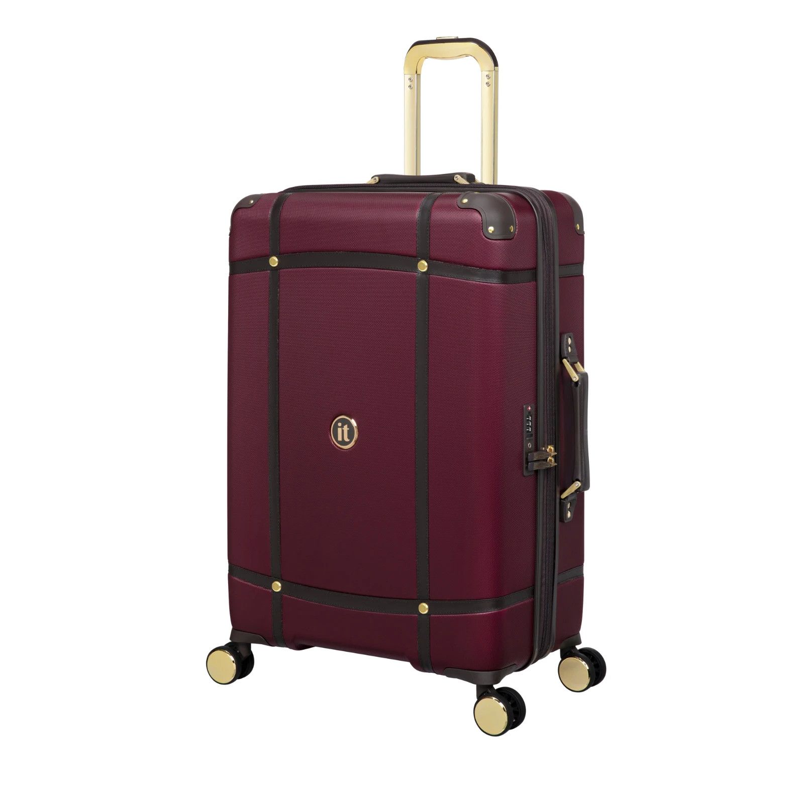 IT Luggage Superiority 8 Wheel Hard Case Expandable 71cm Medium French Port TSA