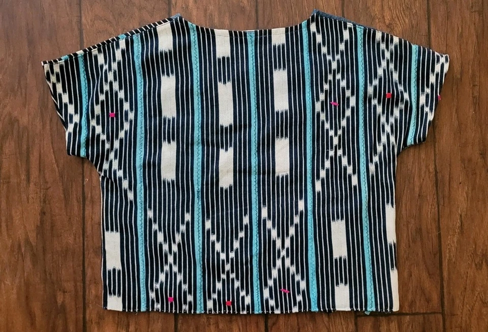 Top Parker and Simonne Algodón Lagenlook Multicolor, Manga 3/4, Diseño Artístico Foto 2 de 4