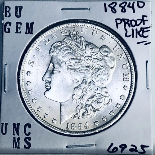 1884 O BU GEM MORGAN SILVER DOLLAR UNC MS+++ U.S. MINT RARE COIN 6925