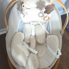Maxi-Cosi Kori 2-in-1 Infant Rocker Baby Bouncer, Beige, Toy Bar