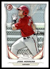 Jose Herrera 2014 Bowman #BCP107 Diamondbacks MLB READ FREE SHIP AutographDen