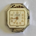 Vintage Lathin 14K White Gold Womens Wristwatch 17J Swiss — photo 5
