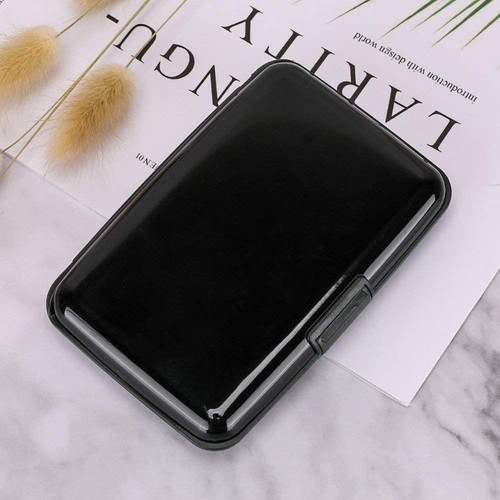 Metall RFID Schutz Geldbörse Kreditkartenetui Etui für Männer & Frauen - Bild 8 von 30