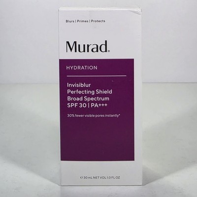 Murad Hydration Invisiblur Perfecting Shield SPF 30 Pores Wrinkles 1oz 10/2026
