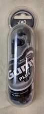 JVC Black Gumy Plus In-ear Headphones with Microphone Noise Isolation HA-FX7-B