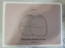 NCVI AM8111 Portable Hands Free Wearable Breast Pump 2 Pack