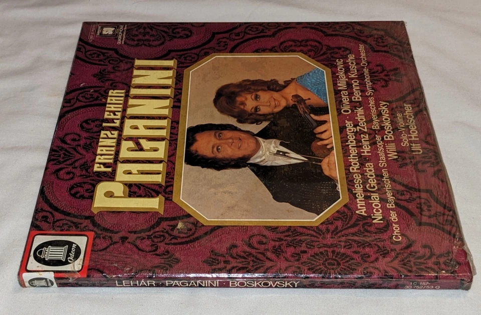ULF HOELSCHER Lehar PAGANINI quadraphonic 2X LP Odeon QUAD Germany SEALED mint - Image 3 of 4