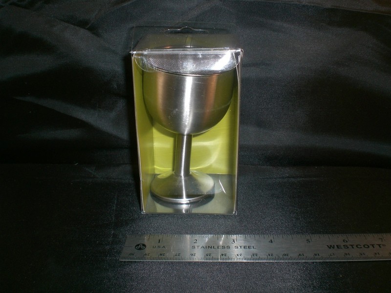 Oenophilia Cascadia Silvertone Wine Funnel #048003 3 Pieces - New In Box