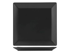 Dish H&h Osaka 24X24 Black Plan Squared IN Stoneware