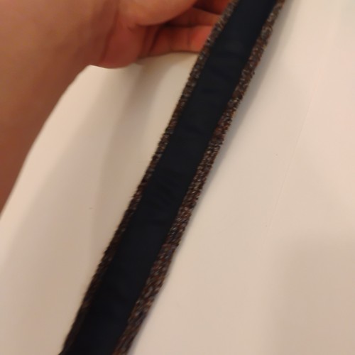 WRK Mens Tie Skinny Harris Tweed Wool Thick Woven New Display - Picture 8 of 14