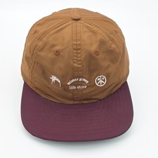 Mister Green Hat Cap Mens Strap Back Brown Streetwear Made in USA Outdoors