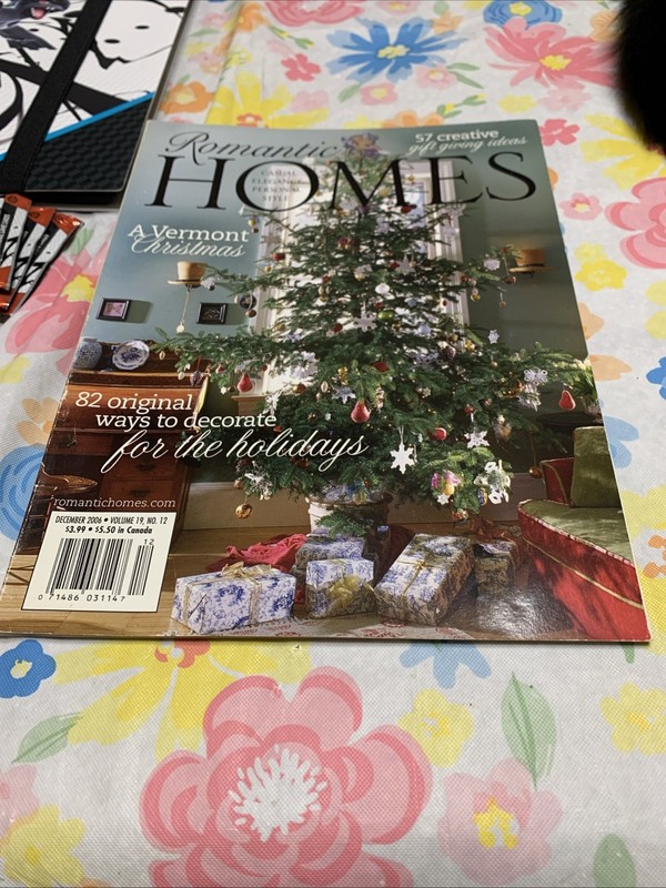 Romantic Homes Magazine December 2006 Volume 19, No. 12