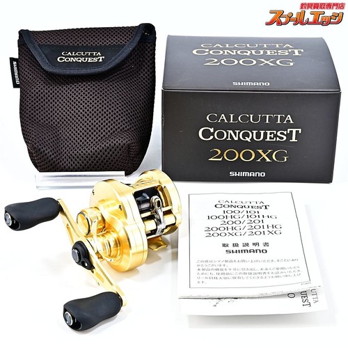 SHIMANO Baitcast Reel 22 CALCUTTA CONQUEST 200XG 7.5:1 Right RH Compact Exc+++ - Bild 20 von 24