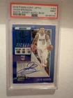 Jalen Brunson 2018-19 Contenders Optic #105 Blue Rookie Ticket Auto /99 PSA 9