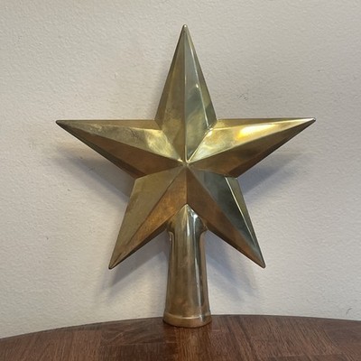 Vintage Pottery Barn 11  Point Star Tree Topper Christmas Holiday Retro 80s 90s