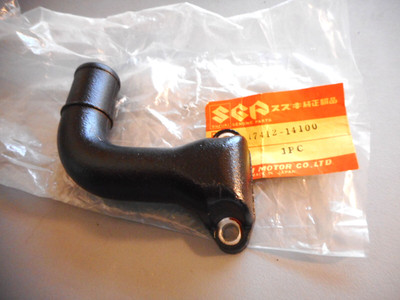 NOS Suzuki RM125 RM 125X 1981 Genuine Water Pump Inlet Connector 17412-14100