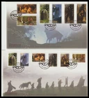 NEW ZEALAND 2001 LOTR 'THE FELLOWSHIP OF THE RING' FDC DUO (VF)