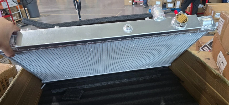 Radiador devuelto para Toyota Aristo Lexus GS300 GS400 S160 1998-05 JZS161 2JZGTE Foto 2 de 4