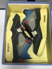 Air Jordan 4 Retro x Union La Mid Off Noir taglia 9,5 DC9533-001 replica prop film