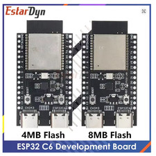 ESP32 C6 Development Board WiFi Bluetooth USB C IoT DevKit Module