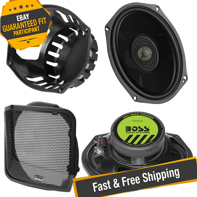 Boss Audio BHD14 6x9" Saddlebag Speaker Kit