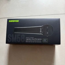 Opened SM58-BLK Special Black Edition Cardioid Dynamic Vocal Wired Microphone