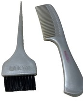 Professional Matrix Tint Brush Wide Tooth Thick Comb Grey Detangle All Hair Type