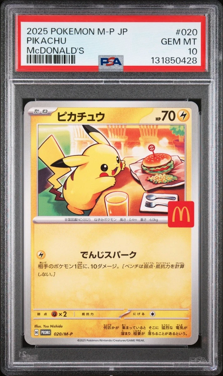 Collectible Individual Grade 10 Pikachu Pokémon TCG Card Games in
