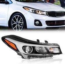 TODO Headlights Assembly Compatible with 2017 2018 Kia Forte Forte 5 with B...