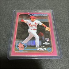 2024 Topps Chrome Pink Parallel Masyn Winn #189 Cardinals Rookie Baseball
