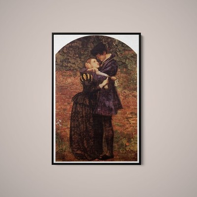 John Everett Millais - The Huguenot - Art Print on Paper or Canvas