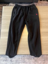 U.S. Polo Assn Jogger Sweatpants Men  s Small Black Pony Logo Drawstring Athletic