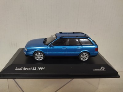 1994 AUDI AVANT S2 PELIKAN BLUE 1:43 SOLIDO S4314506 SD