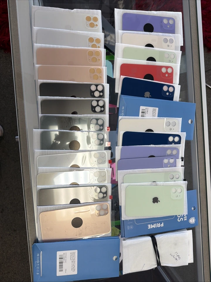 Заднее стекло iPhone ЛОТ ИЗ 78 шт. микс 8-14 Pro Max - Изображение 3 из 4